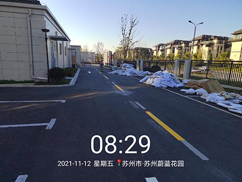 蘇州道路標(biāo)線冷漆多少錢一平？道路劃線價格多少一米？